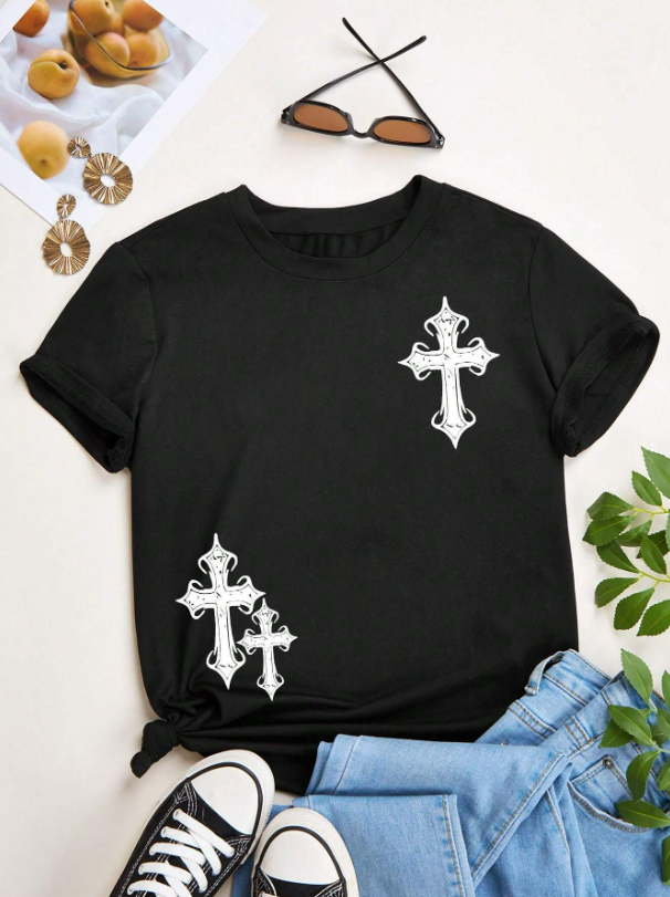 Camiseta mujer cruces