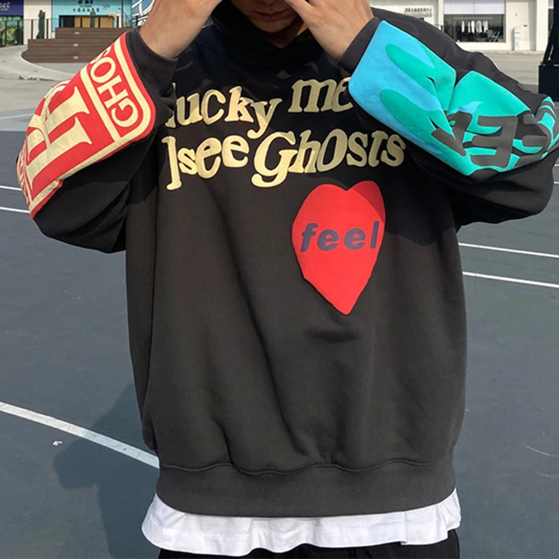 Sudadera letras dibujos
