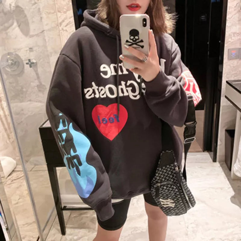 Sudadera letras dibujos