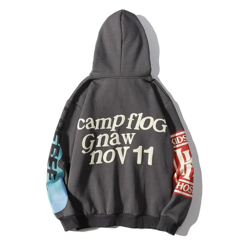 Sudadera letras dibujos