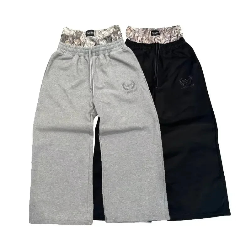 Pantalones de chándal  de pierna ancha