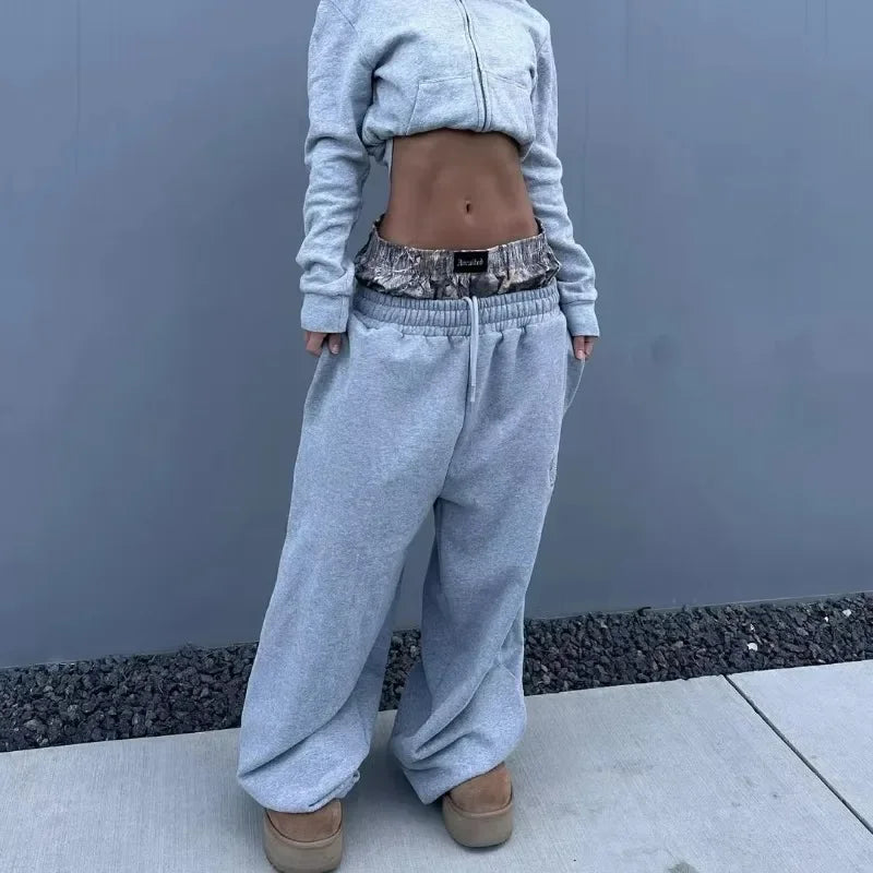 Pantalones de chándal  de pierna ancha